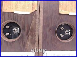 VTG Pair of Acoustic Research AR-4X Suspension Loudspeaker System Working READ