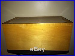 Very RARE Vintage BLONDE WOOD CABINET ACOUSTIC RESEARCH AR3 mono SPEAKER WORKING