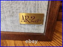 Vintage 1974 Acoustic Research AR-2ax Three Way Speakers, Pair Nice