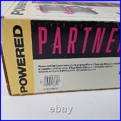 Vintage 1992 Acoustic Research Powered Partners 22 PC Gray AV22 Speakers NOS