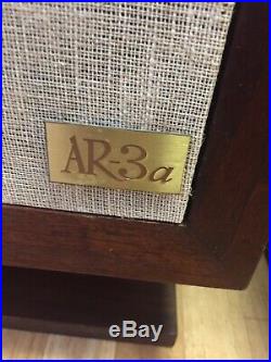 Vintage ACOUSTIC RESEARCH AR-3A SPEAKERS