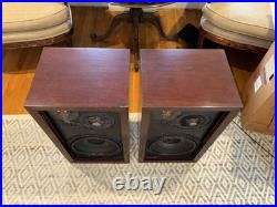 Vintage ACOUSTIC RESEARCH AR-3 Speakers Pair Restored 62118/62222 WithBoxes