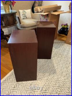 Vintage ACOUSTIC RESEARCH AR-3 Speakers Pair Restored 62118/62222 WithBoxes
