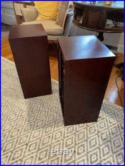 Vintage ACOUSTIC RESEARCH AR-3 Speakers Pair Restored 62118/62222 WithBoxes