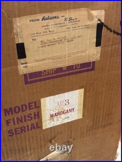 Vintage ACOUSTIC RESEARCH AR-3 Speakers Pair Restored 62118/62222 WithBoxes
