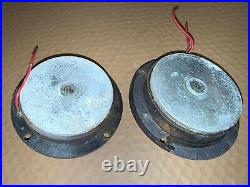 Vintage AR3 AR3A Acoustic Research Midrange Mid Drivers Speakers Pair Not Workin