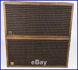 Vintage AR4 Acoustic Research Stereo Speakers RARE 1964 ORIGINAL USA (SET)