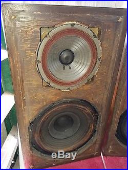 Vintage AR-1 AR1 Acoustic Research Speakers Tested Pair Free Shipping