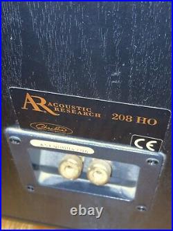 Vintage AR 208 HO Audiophile Acoustic Research 208 HO Bookshelf Speakers Pair