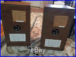 Vintage AR 2ax Speakers, Re-capped with L-Pads