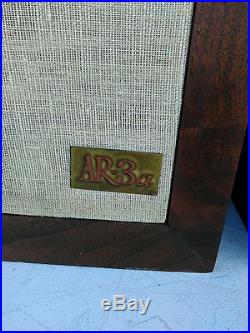 Vintage AR 3A Speakers