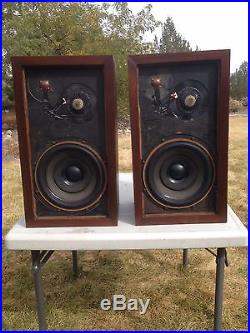 Vintage AR-3 Stereo Speakers- Rebuilt/upgraded- Acoustic Research AR3