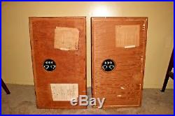 Vintage AR 3a speakers case had just been refinished