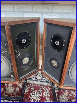 Vintage AR Acoustic Research LST-2 Speakers Great Working And Visual Condition