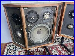 Vintage AR Acoustic Research LST-2 Speakers Great Working And Visual Condition