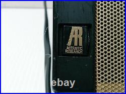 Vintage AR Acoustic Research Powered Partner 570 Stereo Speaker Lot /RARE GOLD