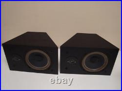 Vintage AR Acoustic Research Rock Partner Model Retro Black Speakers