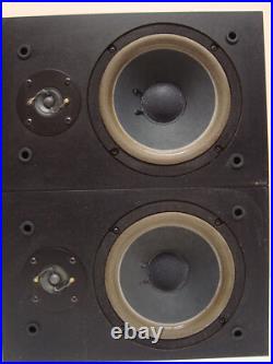 Vintage AR Acoustic Research Rock Partner Model Retro Black Speakers