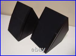 Vintage AR Acoustic Research Rock Partner Model Retro Black Speakers