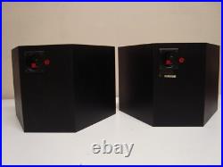 Vintage AR Acoustic Research Rock Partner Model Retro Black Speakers
