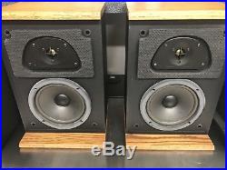 Vintage AR Acoustic Research TSW 110 Bookshelf Speakers Great Sound Working