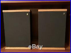 Vintage AR Acoustic Research TSW 110 Bookshelf Speakers Great Sound new foam