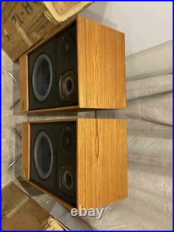 Vintage Acoustic Research AR12 3 way SPEAKERS Boxed/Re-Foamed Great Sound