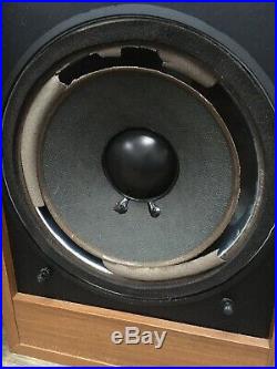 Vintage Acoustic Research AR18s Air Suspension Monitor Speakers Need Re-Foaming