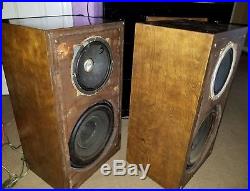 Vintage Acoustic Research AR1 AR-1 Speakers Altec 401b Pair