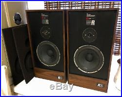 Vintage Acoustic Research AR25 RARE 25th Anniversary Speakers Matching Serial #s