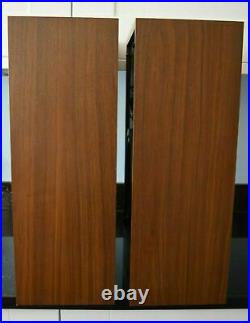 Vintage Acoustic Research AR28S Speakers Boxed Working Perfectly Walnut Finish