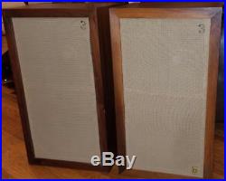 Vintage Acoustic Research AR3 (AR-3) Speakers (Pair) Serial # C 60782 & C 60771
