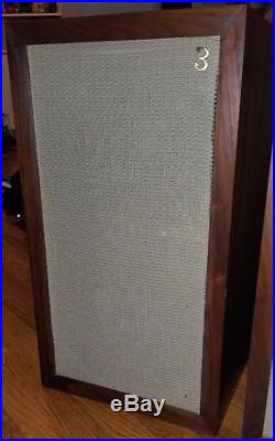 Vintage Acoustic Research AR3 (AR-3) Speakers (Pair) Serial # C 60782 & C 60771