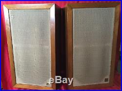 Vintage Acoustic Research AR3 Speakers Low Matching Serial Numbers 19591 Walnut