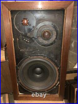 Vintage Acoustic Research AR3 Speakers -with Original Paperwork