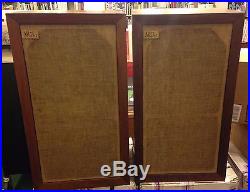 Vintage Acoustic Research AR3a Speakers Matching Serial Numbers 1967 Walnut