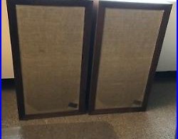 Vintage Acoustic Research AR3a Speakers in Walnut Cabinet