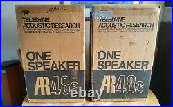 Vintage Acoustic Research AR48s HiFi Speakers + Original Boxes