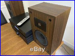 Vintage Acoustic Research AR8BX HiFi Speakers with Grilles- RARE! Made In UK
