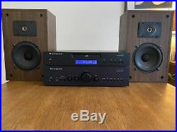 Vintage Acoustic Research AR8BX HiFi Speakers with Grilles- RARE! Made In UK