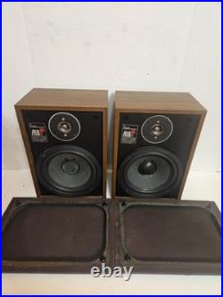 Vintage Acoustic Research AR8S HiFi Bookshelf Speakers Tested Read Desc