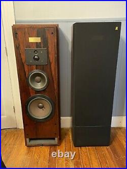 Vintage Acoustic Research AR9ls AR 9lsi speakers in rosewood, 30th anniversary