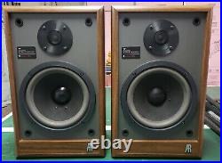 Vintage Acoustic Research AR 18B Speakers Refoamed Nice