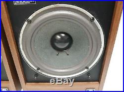 Vintage Acoustic Research AR 18s New Woofer Foam + New Grill Cloth TESTED