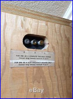 Vintage Acoustic Research AR-1 AR 1 Speaker Original Untouched #8932