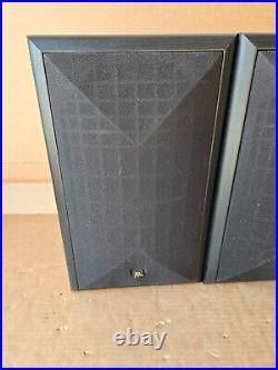Vintage Acoustic Research AR 206 HO Bookshelf Speakers Black Pair