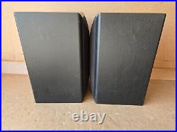 Vintage Acoustic Research AR 206 HO Bookshelf Speakers Black Pair