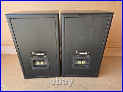 Vintage Acoustic Research AR 206 HO Bookshelf Speakers Black Pair