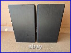 Vintage Acoustic Research AR 206 HO Bookshelf Speakers Black Pair