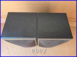 Vintage Acoustic Research AR 206 HO Bookshelf Speakers Black Pair